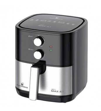 Freidora Eléctrica Airfryer Electrobras EBAF-61B MAX 6.1L/1900W/220V- Black Silver 