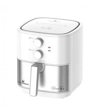 Freidora Eléctrica Airfryer Electrobras EBAF61W MAX 6.1L/1900W/220V- White Silver 