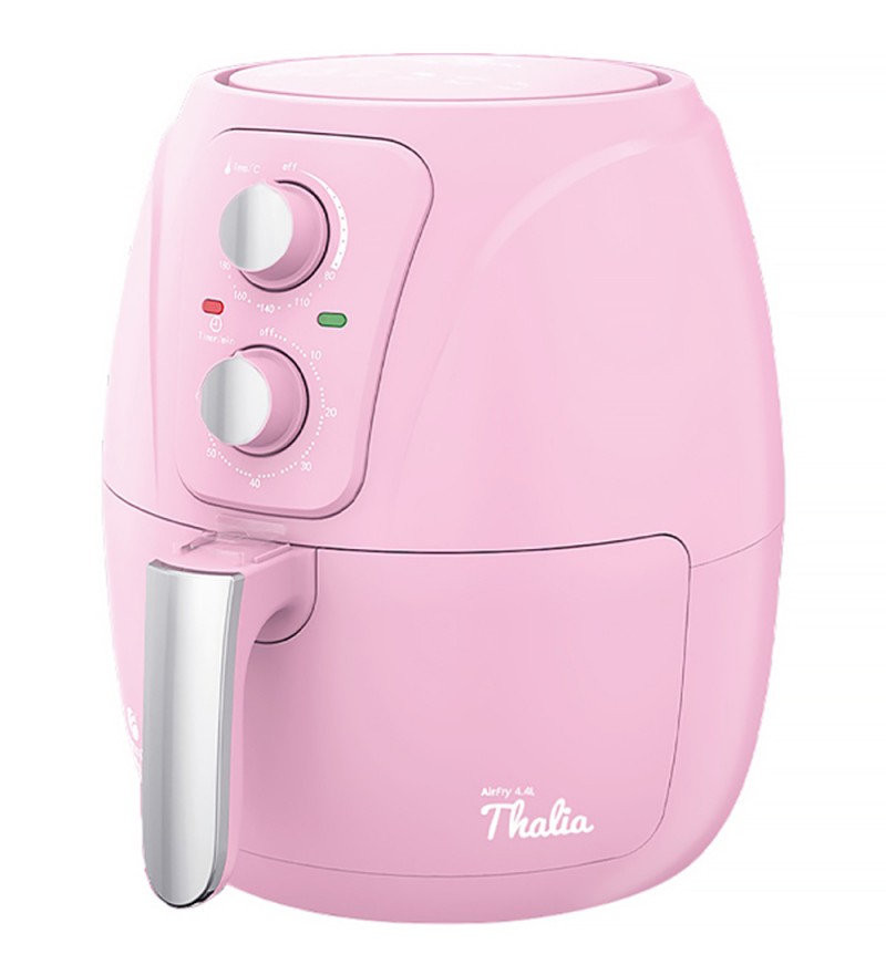 Freidora Eléctrica Electrobras AirFry Thalia TLAF-44 con 1500W/4.4L/220V - Rosa