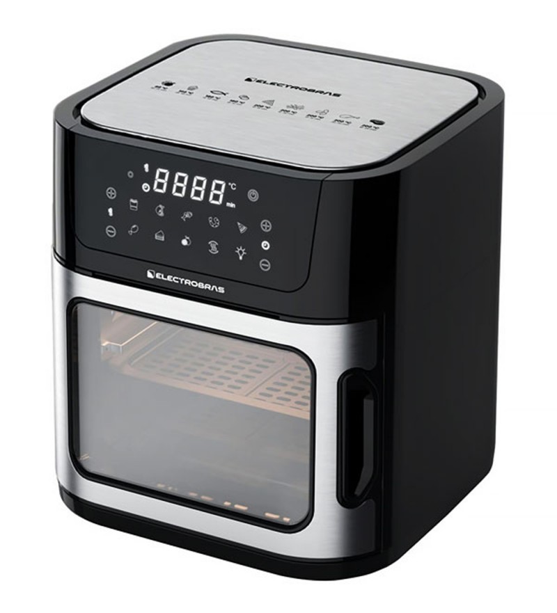 Horno Eléctrico AirFry Electrobras EBHAF-13D 220V/13L - Negro/Plata