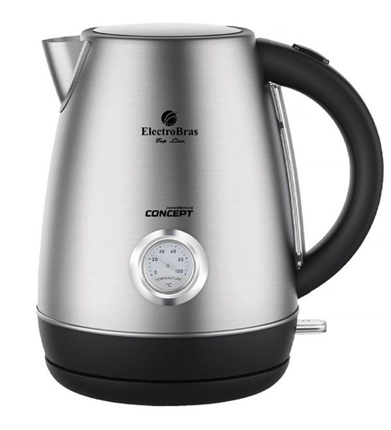 Hervidora Electrobras Concept 1.7L/220V - Negro/Plata