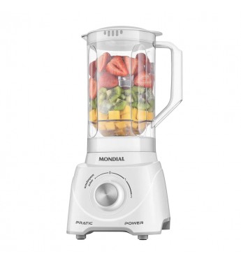 Licuadora Mondial L-97-W Pratic Power con 550W/2.2L/220V - White