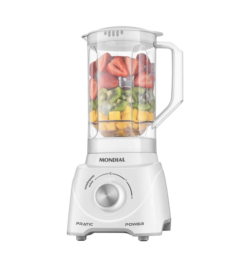 Licuadora Mondial L-97-W Pratic Power con 550W/2.2L/220V - White