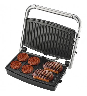 Mixtera Grill Electrobras EBPG-02 1500W/220V - Negro/Plata