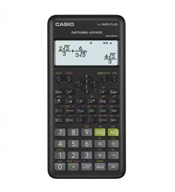 Calculadora Casio FX-350ES Plus 2nd Edition-Negro