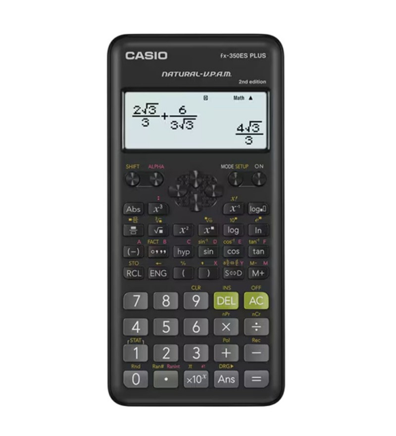 Calculadora Casio FX-350ES Plus 2nd Edition-Negro