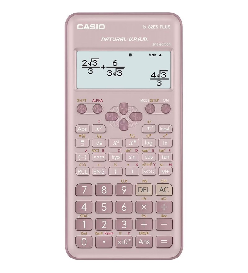 Calculadora Casio FX-82ES Plus 2nd Edition - Rosa