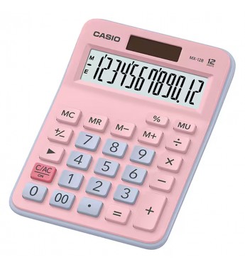 Calculadora Casio MX-12B-PKLB 12 Digitos - Rosa
