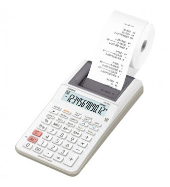 Calculadora Casio HR-8RC con Bobina - Blanco
