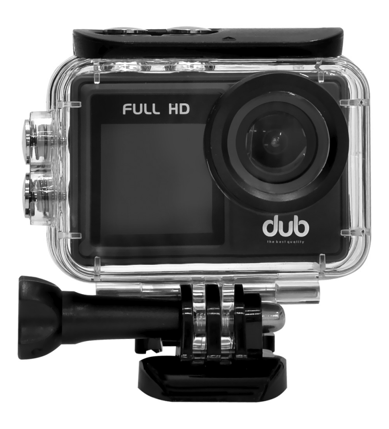 Camara Action Dub DUBH13 Hero 12 FHD Dual Screen Wifi - Black