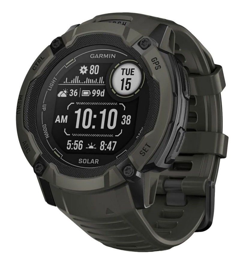 Reloj GPS Garmin Instinct 2X Solar de 50MM 010-02805-05 - Moss