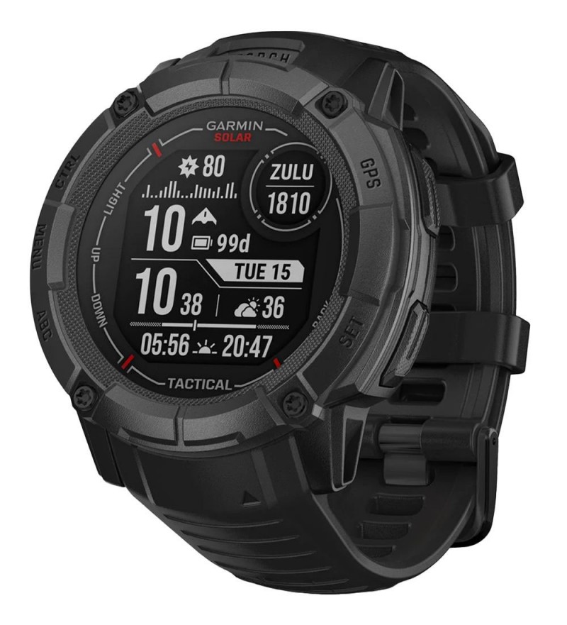 Reloj GPS Garmin Instinct 2X Solar de 50MM 010-02805-03 - Tactical Black