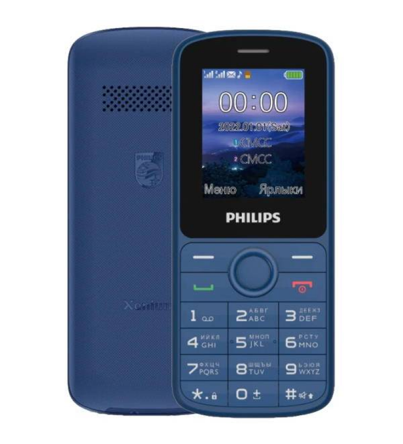 Celular Philips E2101 DS 1.8" Quad Band - Blue