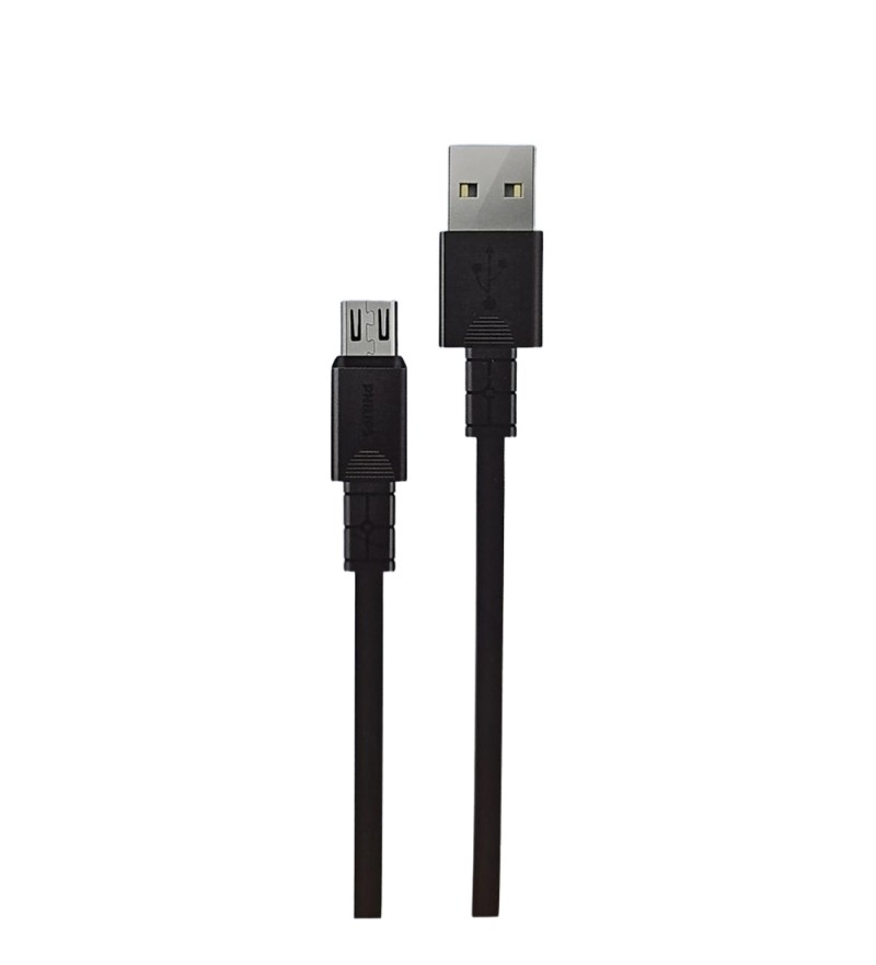  Cable Philips DLC3001UB/70 USB-A a Micro 1 Metro - Black