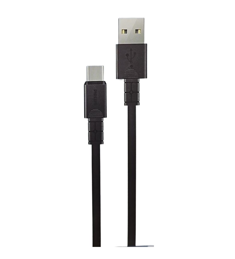 Cable Philips DLC3001AB/70 USB a USB-C 1 Metro - Black