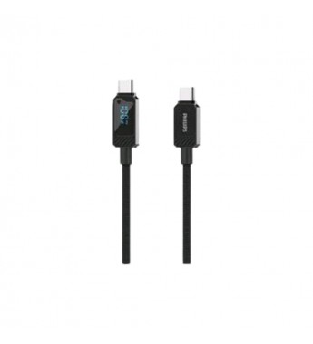 Cable Philips DLC5011CB/70 USBC a USBC 1 Metro - Black