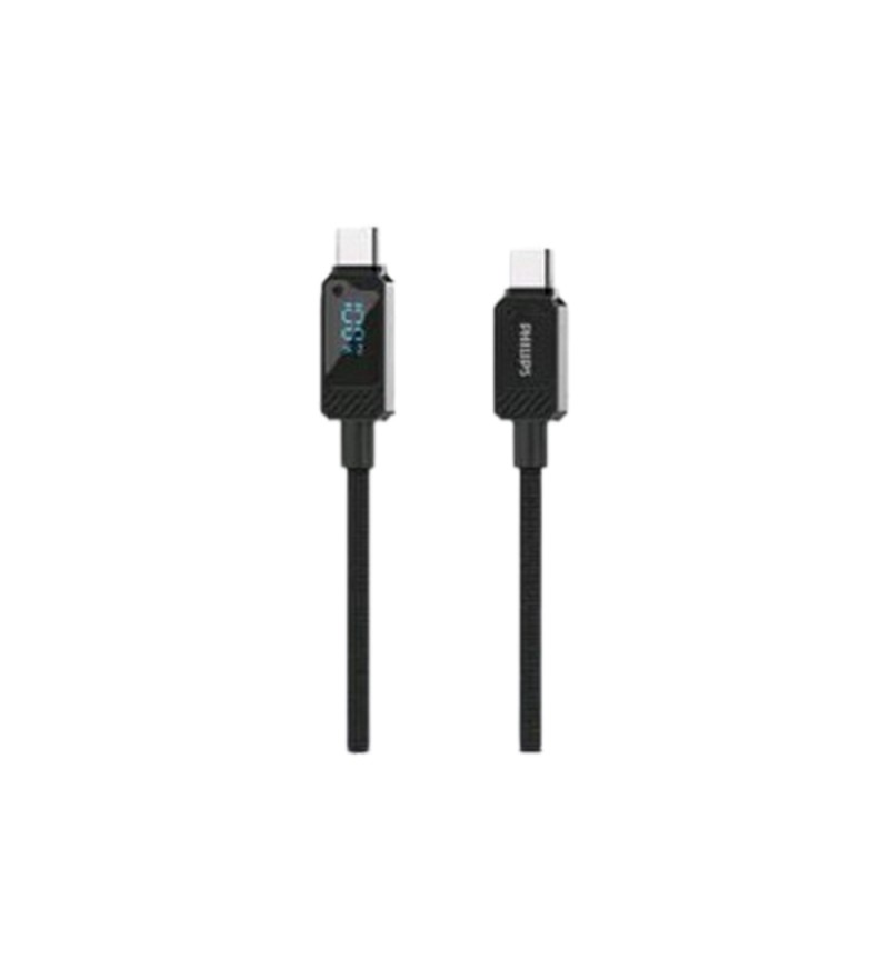 Cable Philips DLC5011CB/70 USBC a USBC 1 Metro - Black