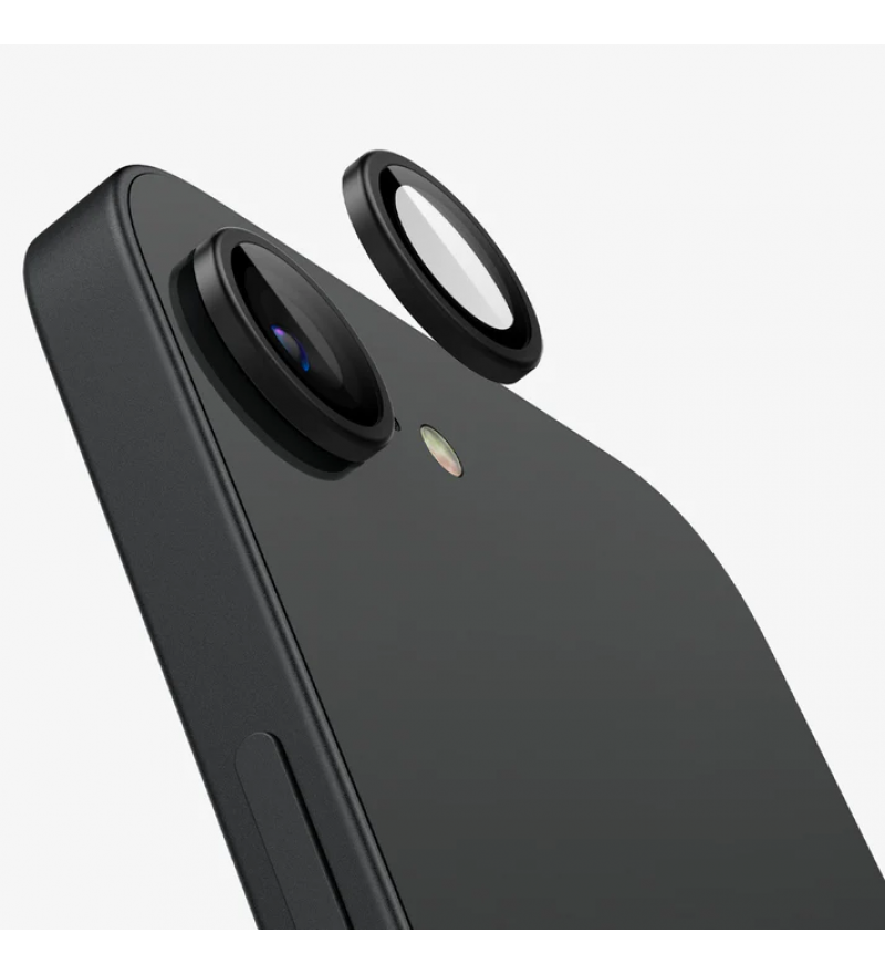 Protector de Cámara Spigen iPhone 16e Optik Pro AGL09279 - Black