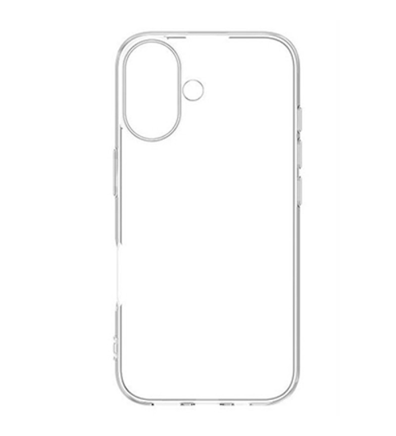 Funda para iPhone 16 Plus Spigen Crystal Flex ACS08092 - Clear 