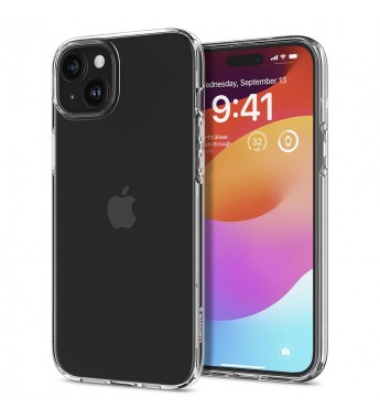Funda para iPhone 15 Plus Spigen Crystal Flex ACS06456 - Clear