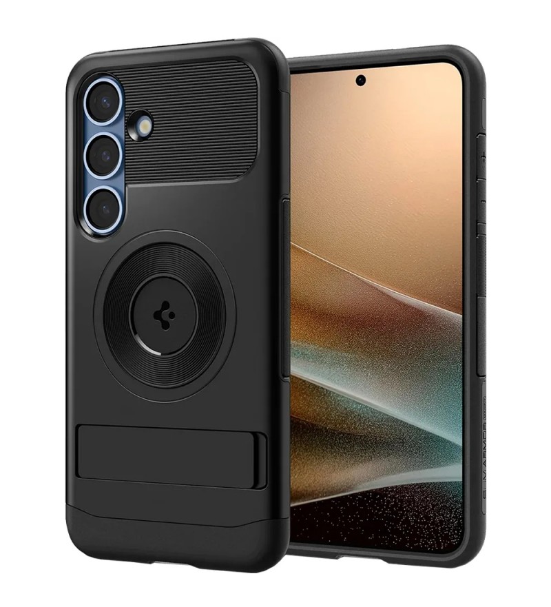 Funda Spigen Samsung S25 Plus ACS08915 Slim Armor Magfit - Black 