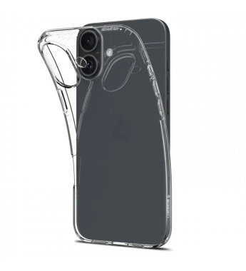 Funda para iPhone 16 Spigen Flex Crystal ACS08222 - Clear 