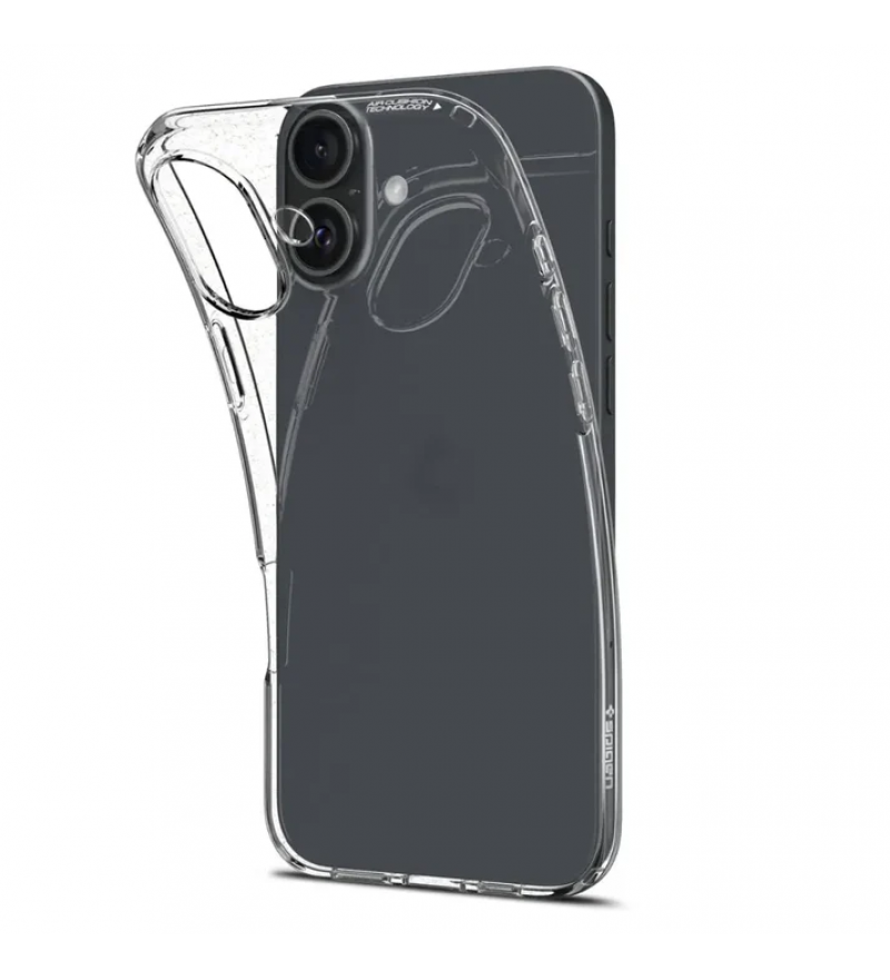 Funda para iPhone 16 Spigen Flex Crystal ACS08222 - Clear 