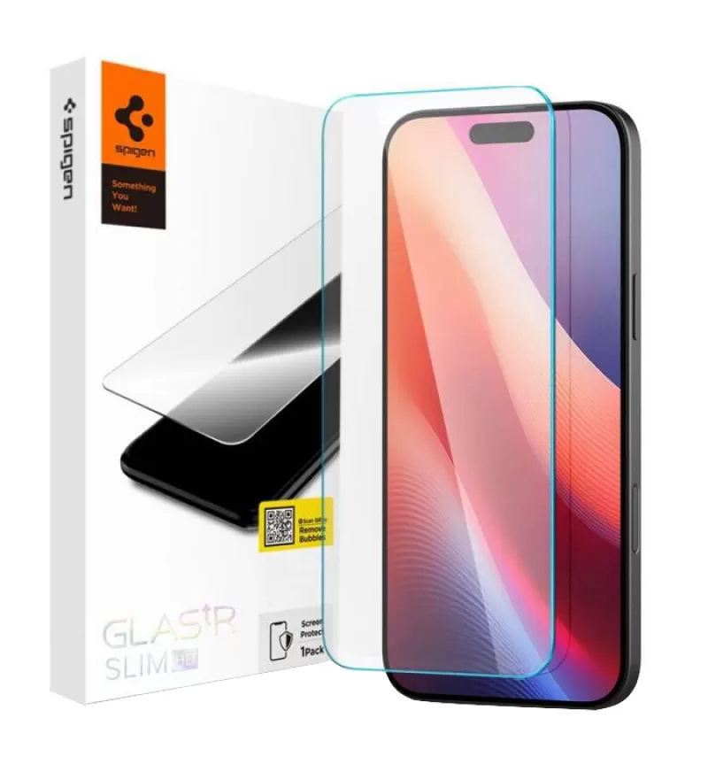 Pelicula Spigen iPhone 16 Pro Slim Glastr HD AGL07937