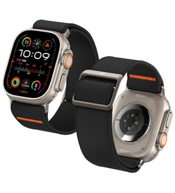 Band Spigen Watch 49/45/44/42MM Lite Fit Ultra - Black (AMP05983)