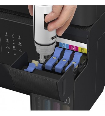 Impresora Multifuncional Epson EcoTank L5590 con Wi-Fi/USB/Bivolt - Negro