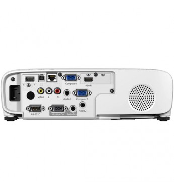Proyector Epson PowerLite X49 H982A XGA de 3600Lm/210W/HDMI/VGA/USB/3-LCD - Blanco