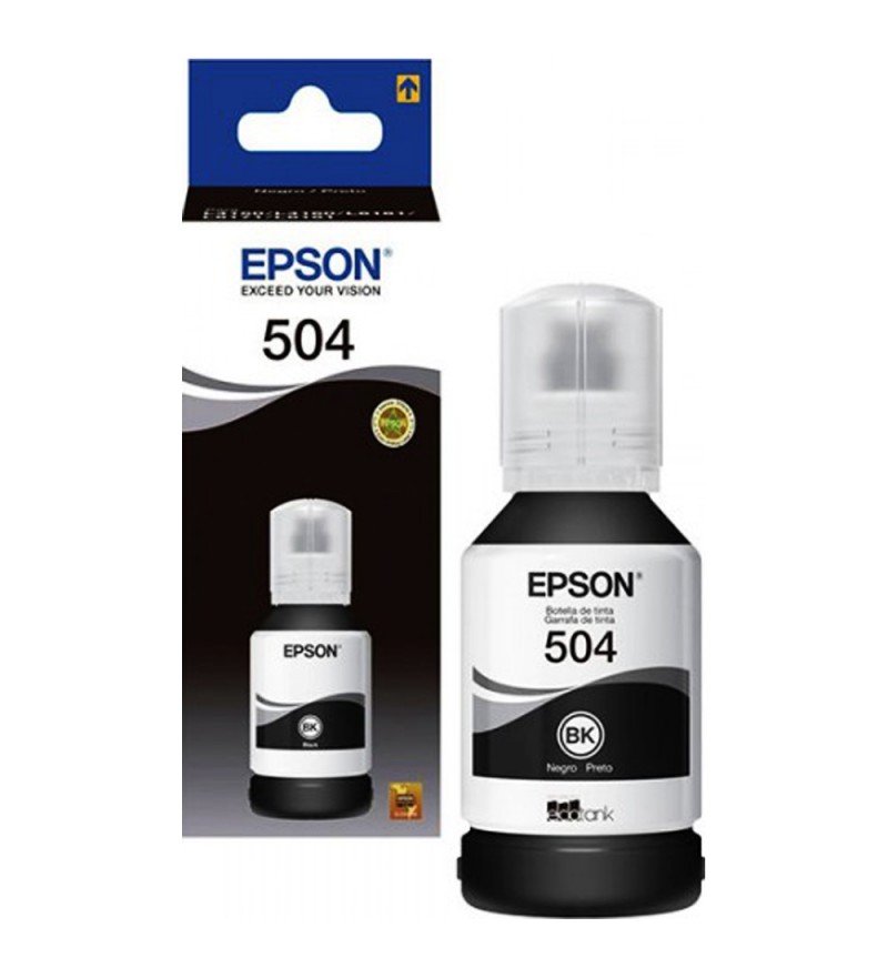 Tinta para Impresoras Epson 504 T504120 de 127mL - Negro