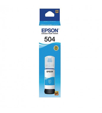 Tinta para Impresoras Epson 504 T504220 de 70mL - Cian