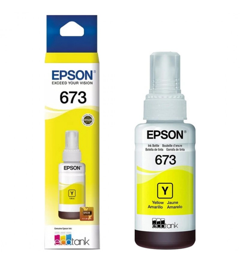 Tinta para Impresoras Epson 673 T673420 con 70mL - Amarillo