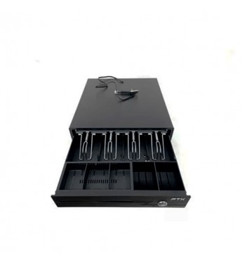 Caja Registradora FTX LAS-335 Gaveta de Dinero/RJ11/4B/5M/1R - Negro