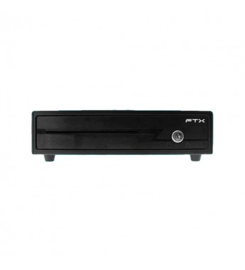 Caja Registradora FTX LAS-335 Gaveta de Dinero/RJ11/4B/5M/1R - Negro