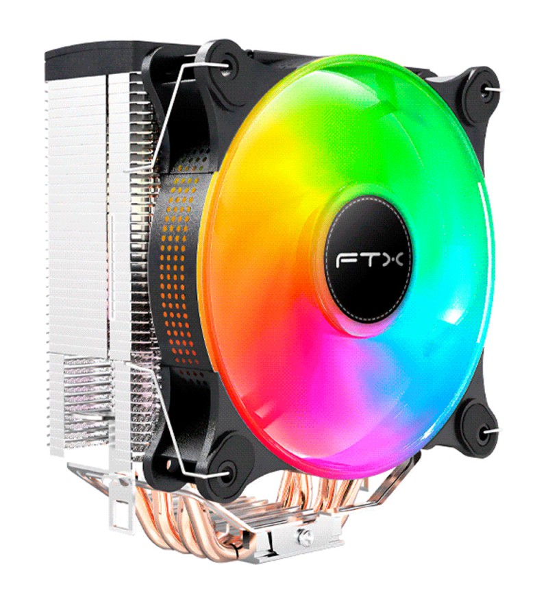 Cooler CPU FTX FTXCC-421P 120MM RGB 115X/1200/1700/AM4/AM5