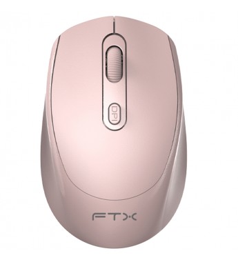 Mouse FTX Wireless/Bluetooth FTXG22 1600DPI/4 Botones - Rosa