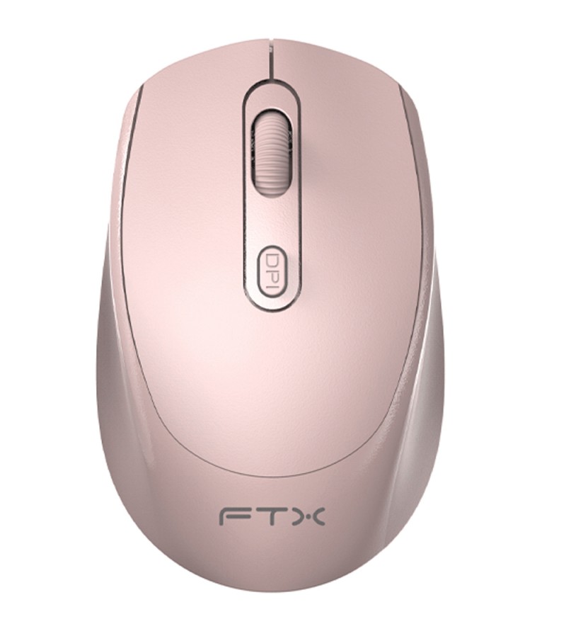 Mouse FTX Wireless/Bluetooth FTXG22 1600DPI/4 Botones - Rosa