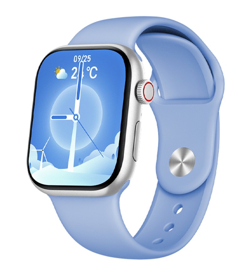 Reloj Smart FTX A10P-SVLB 48MM - Plata/Azul Claro