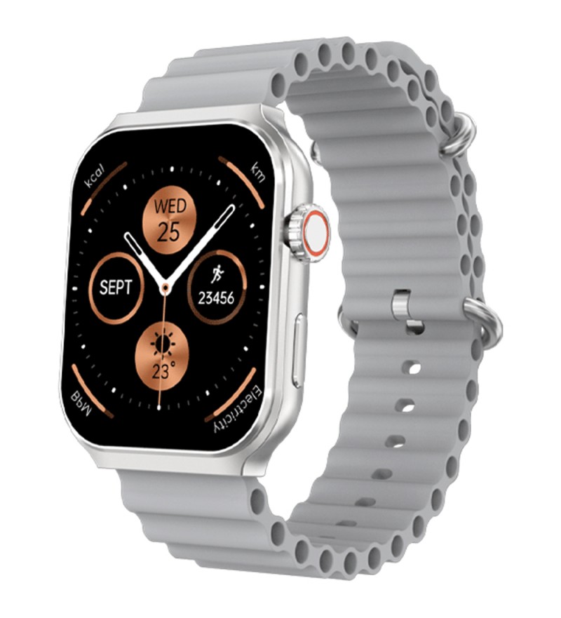 Reloj Smart FTX F25-SVG 50MM - Plata/Gris