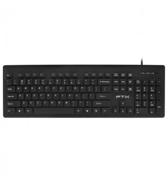 Teclado FTX FTXK100E USB/Ingles - Negro