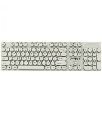 Teclado FTX FTXK22 USB Español - Blanco