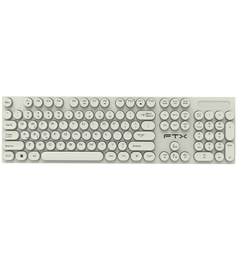 Teclado FTX FTXK22 USB Español - Blanco