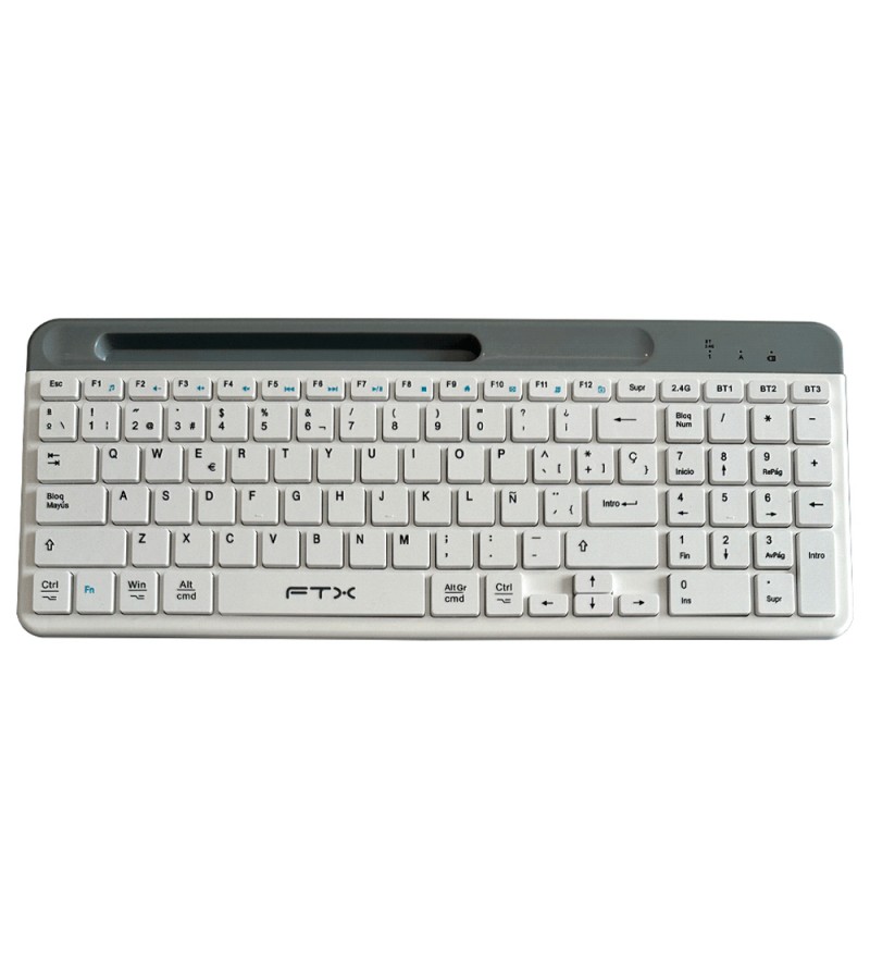Teclado FTX Wireless FTXB105 Español - Blanco