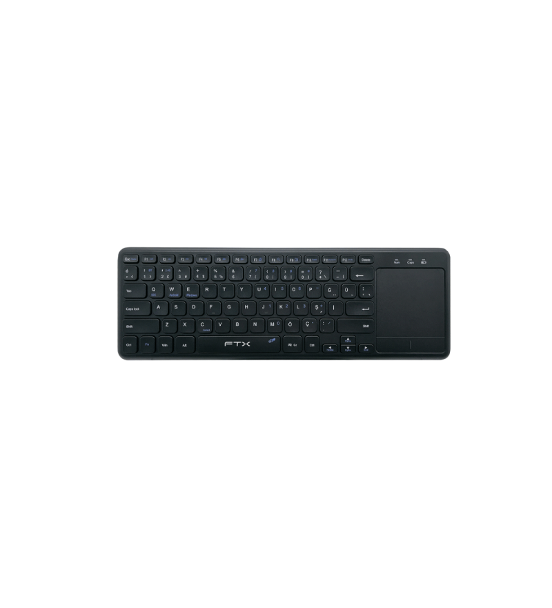Teclado FTX FTXB023 Bluetooth (Español) + Mouse Touch Pad Port - Negro