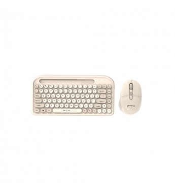 Teclado Wireless FTX FTXGK01 Bluetooth (Español) + Mouse - Dorado