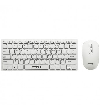 Teclado FTX Wireless + Mouse FTXGK03 Español - Blanco