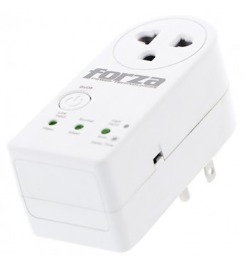 Tomacorriente con Protección Forza FVR-4402B 4400W/220V - Blanco