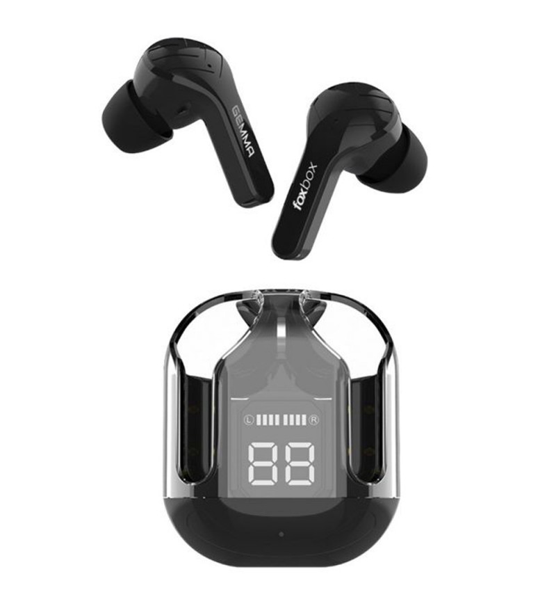 Auriculares Inalámbricos Foxbox Boost Gemma TWS/Bluetooth - Negro